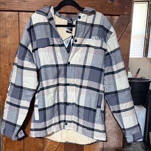 HSTL Made Fleeced Line Shacket